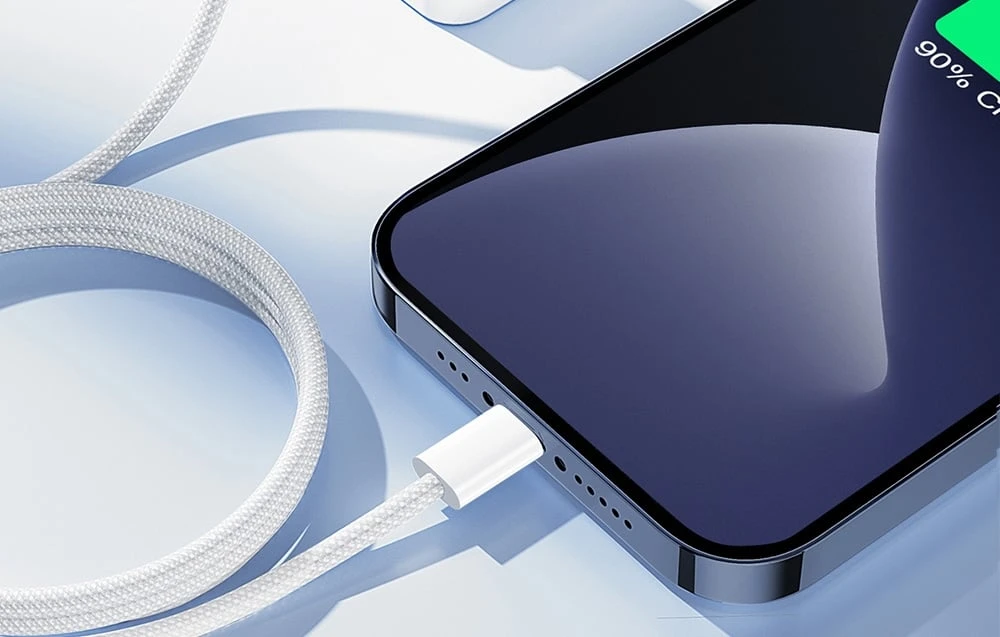 USB laidas Joyroom S-A45 USB-C iki Lightning 30W 1,2m baltas aprašymas - Prekės nuotrauka