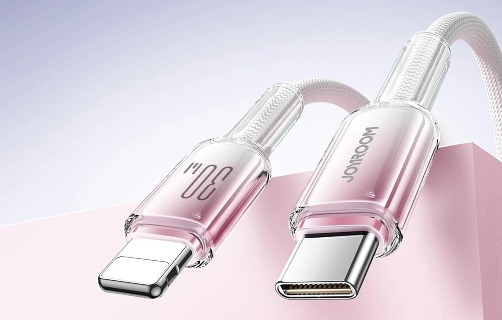 Kabelis USB-C Lightning Joyroom S-A42 30W 1,2m baltos spalvos aprašymas - Prekės nuotrauka