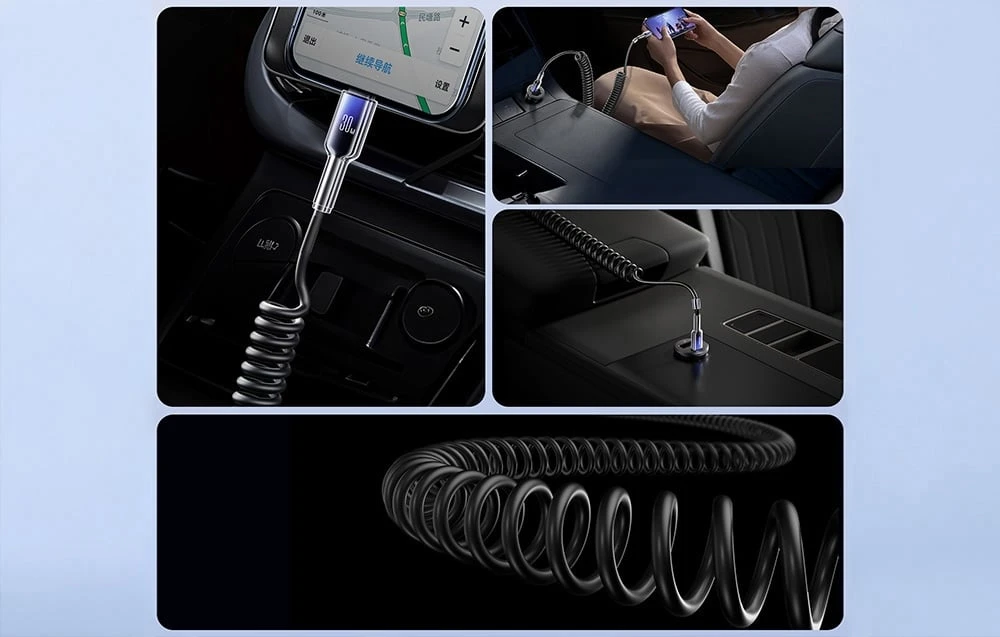 Kabelis USB-C Lightning Joyroom S-A43 30W 1,5m juodos spalvos aprašymas - Prekės nuotrauka