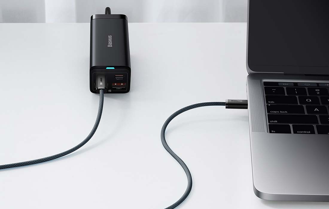 Kabelis USB-C to USB-C Baseus Dynamic Series, 100W, 2m pilkos spalvos aprašymas - Prekės nuotrauka Kabelis USB-C to USB-C Baseus Dynamic Series, 100W, 2m pilkos spalvos aprašymas - Prekės nuotrauka