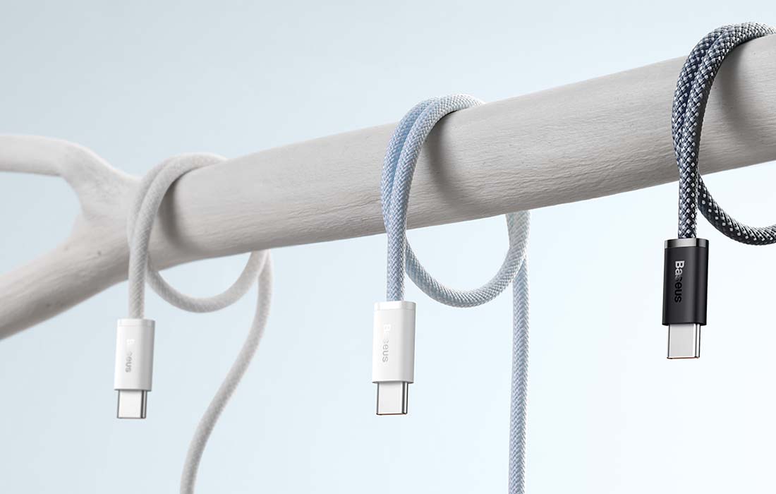 Kabelis USB-C to USB-C Baseus Dynamic Series, 100W, 2m pilkos spalvos aprašymas - Prekės nuotrauka Kabelis USB-C to USB-C Baseus Dynamic Series, 100W, 2m pilkos spalvos aprašymas - Prekės nuotrauka