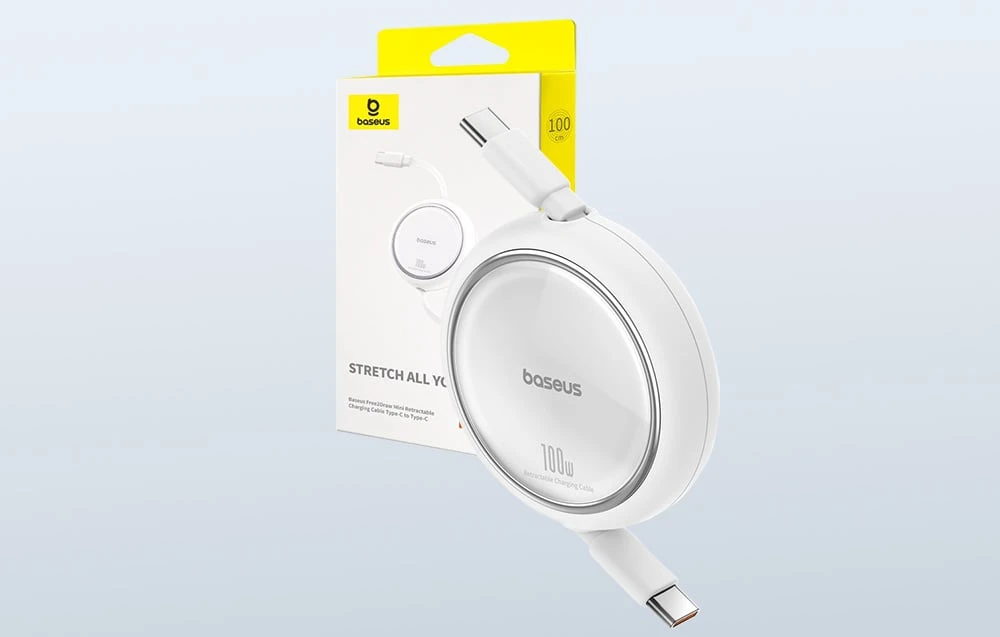 Laidas iš USB-C į USB-C Baseus Free2Draw, PD, 100 W, 1 m (baltas) aprašymas - Prekės nuotrauka Laidas iš USB-C į USB-C Baseus Free2Draw, PD, 100 W, 1 m (baltas) aprašymas - Prekės nuotrauka