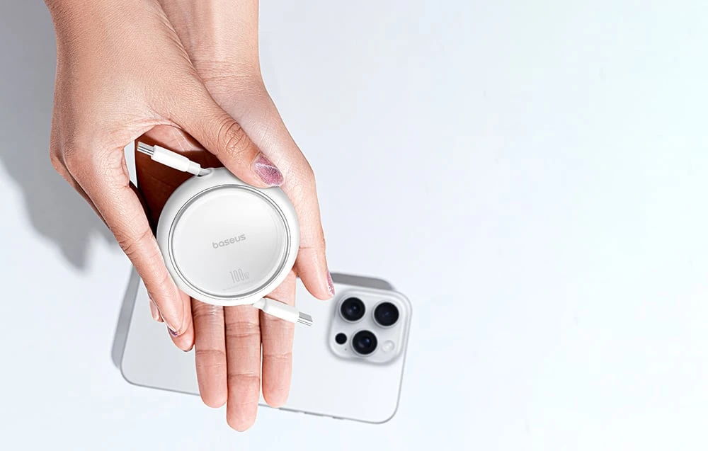 Laidas iš USB-C į USB-C Baseus Free2Draw, PD, 100 W, 1 m (baltas) aprašymas - Prekės nuotrauka Laidas iš USB-C į USB-C Baseus Free2Draw, PD, 100 W, 1 m (baltas) aprašymas - Prekės nuotrauka