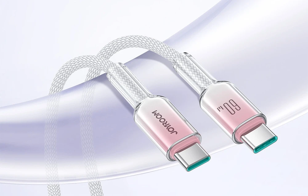 Kabelis USB-C USB-C Joyroom S-A42 60W 1.2m baltos spalvos aprašymas - Prekės nuotrauka