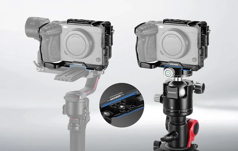 Camera cage with HDMI cable clamp for Sony FX3/FX30 NEEWER CA011 aprašymas - Prekės nuotrauka