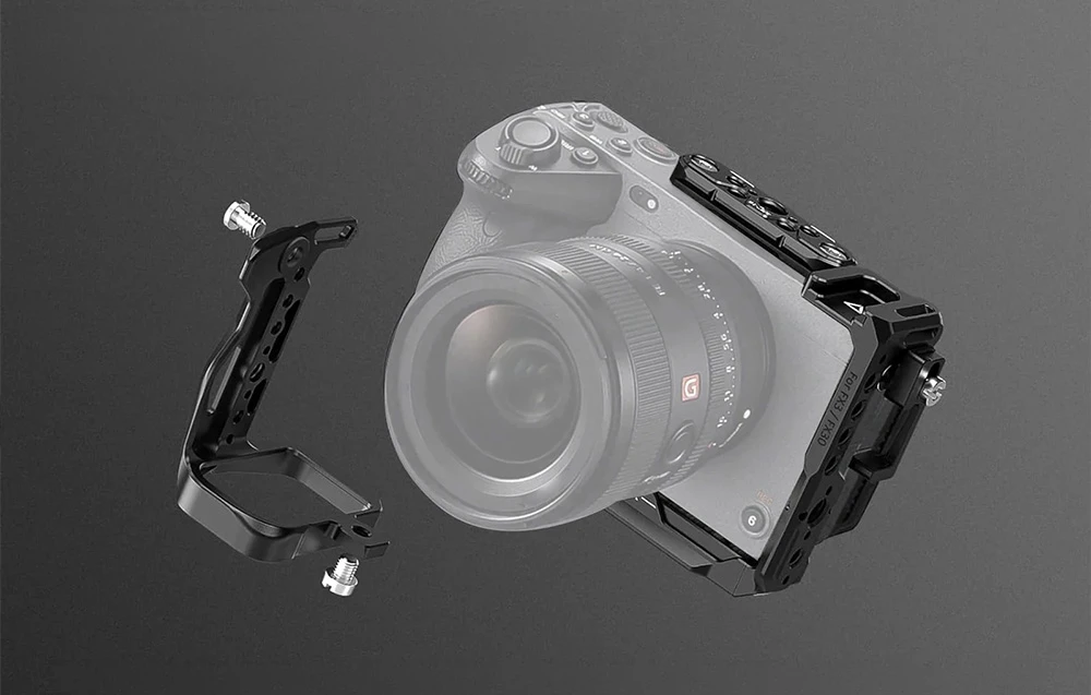 Camera cage with HDMI cable clamp for Sony FX3/FX30 NEEWER CA011 aprašymas - Prekės nuotrauka