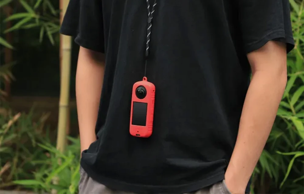 Kameros dangtelis ir dirželis Sunnylife, skirtas Insta360 X3 (IST-BHT504) aprašymas - Prekės nuotrauka