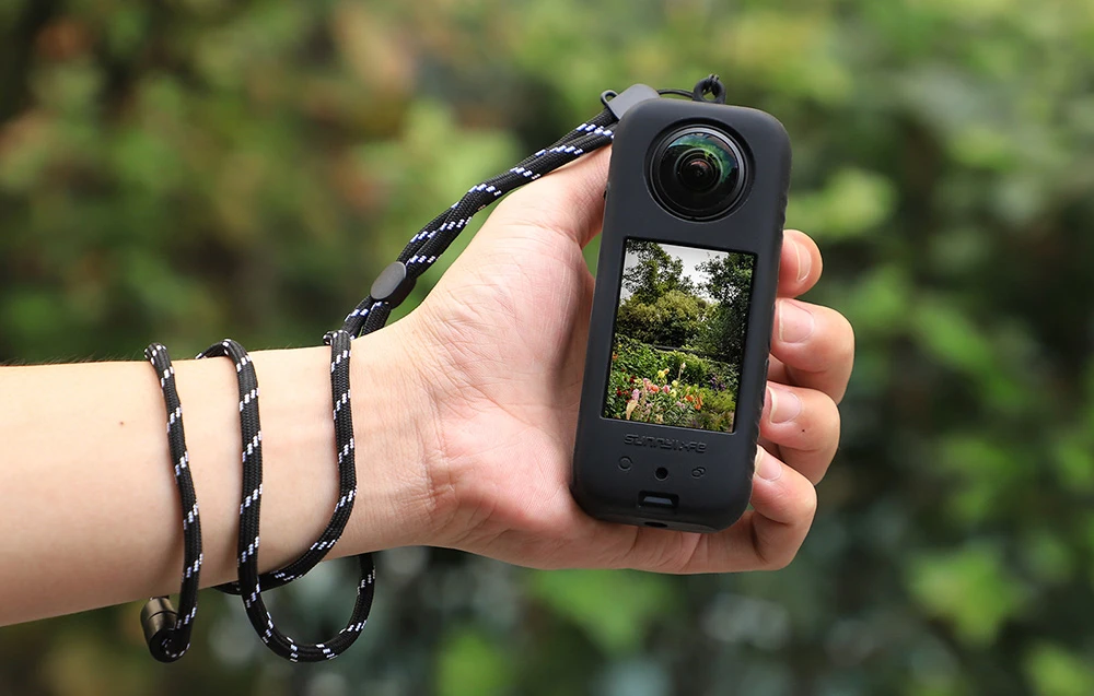 Kameros dangtelis ir dirželis Sunnylife, skirtas Insta360 X3 (IST-BHT504) aprašymas - Prekės nuotrauka