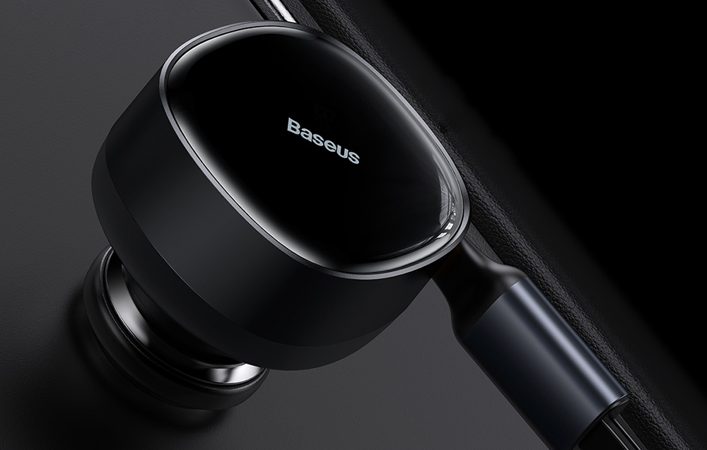 Baseus Enjoyment automobilinis įkroviklis su kabeliu USB-C + Lightning 3A 30W - juodas aprašymas - Prekės nuotrauka