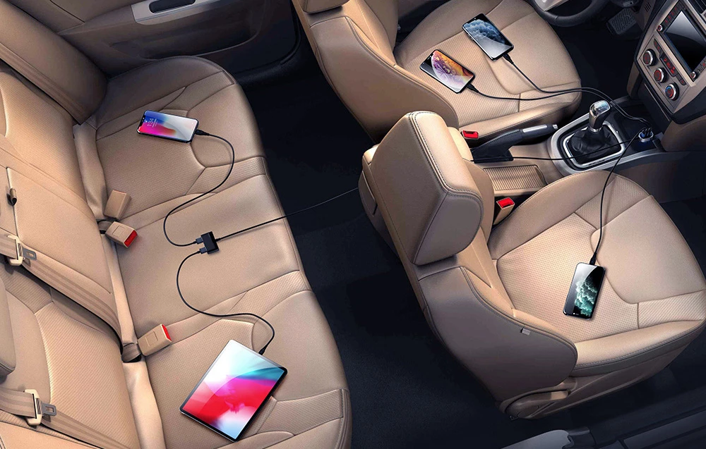 Automobilinis įkroviklis Joyroom JR-CL03 5xUSB 6.2A juodas aprašymas - Prekės nuotrauka Automobilinis įkroviklis Joyroom JR-CL03 5xUSB 6.2A juodas aprašymas - Prekės nuotrauka