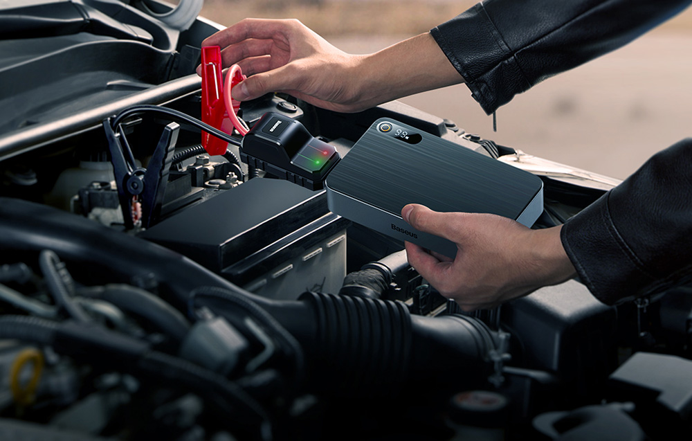 Car Jump Starter Baseus Super Energy Pro+ 1200A - juodas aprašymas - Prekės nuotrauka Car Jump Starter Baseus Super Energy Pro+ 1200A - juodas aprašymas - Prekės nuotrauka