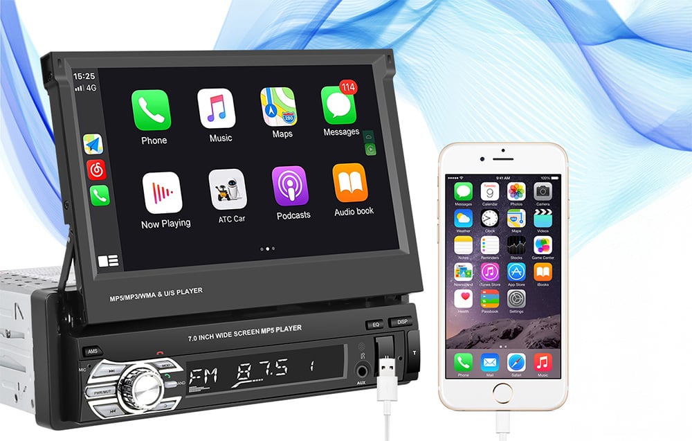 automobilio-monitorius-7-podofo-a3503-carplayandroid