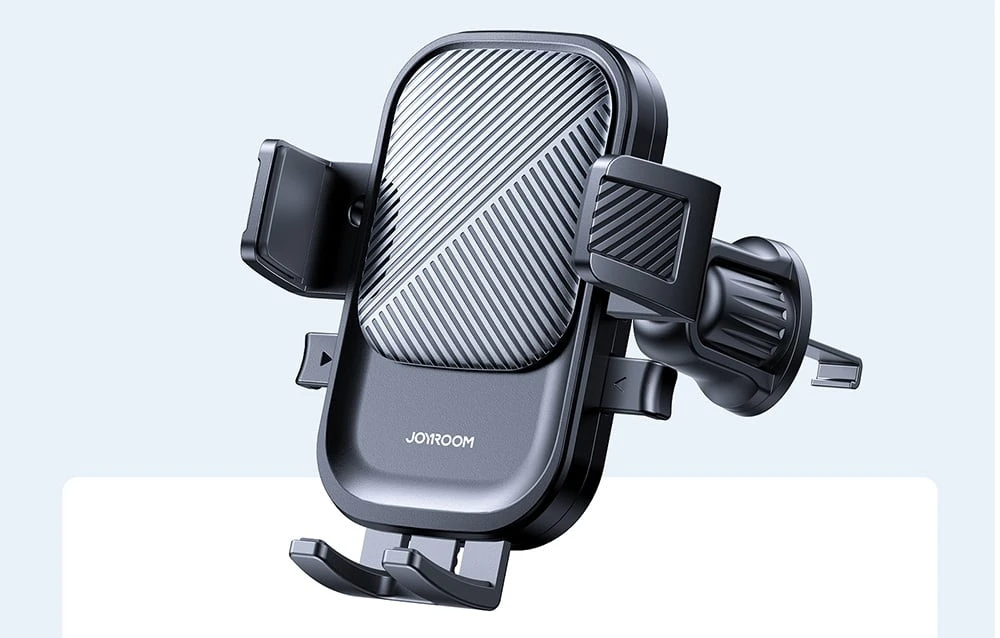 Car Phone Holder(Air Vent) Joyroom JR-OK6 juodos spalvos aprašymas - Prekės nuotrauka Car Phone Holder(Air Vent) Joyroom JR-OK6 juodos spalvos aprašymas - Prekės nuotrauka