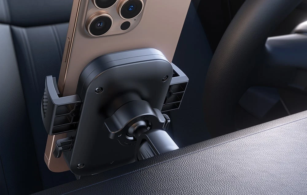 Car Phone Holder(Air Vent) Joyroom JR-OK6 juodos spalvos aprašymas - Prekės nuotrauka Car Phone Holder(Air Vent) Joyroom JR-OK6 juodos spalvos aprašymas - Prekės nuotrauka