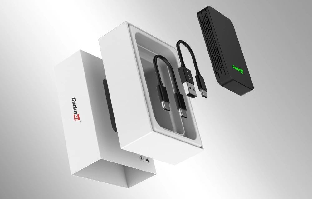 Carlinkit 2AIR-T Wireless Adapteris for CarPlay/Android Auto aprašymas - Prekės nuotrauka