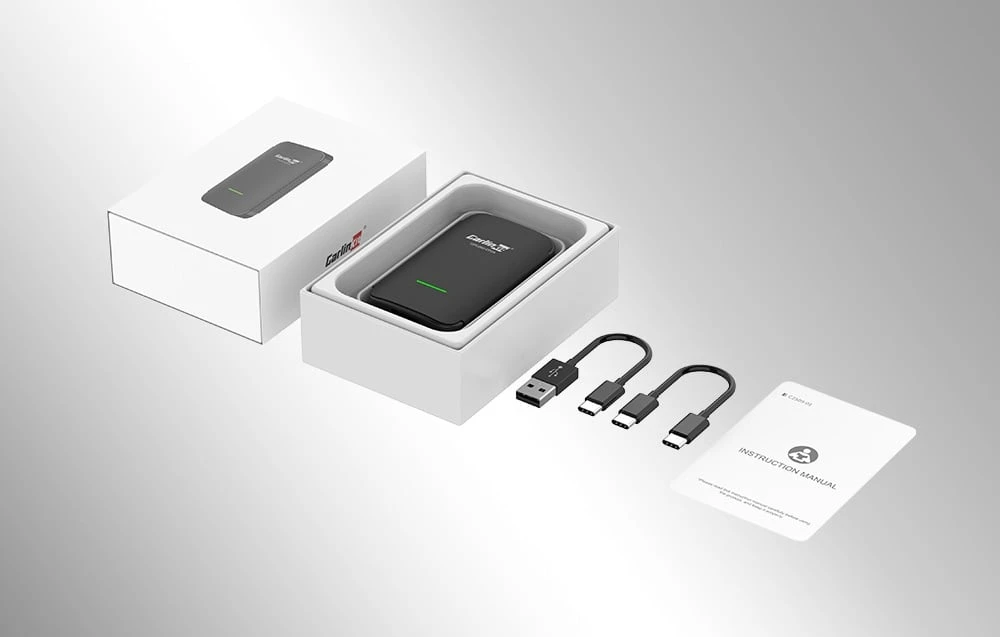 Carlinkit CP2A PRO Wireless Adapteris for CarPlay/Android Auto aprašymas - Prekės nuotrauka