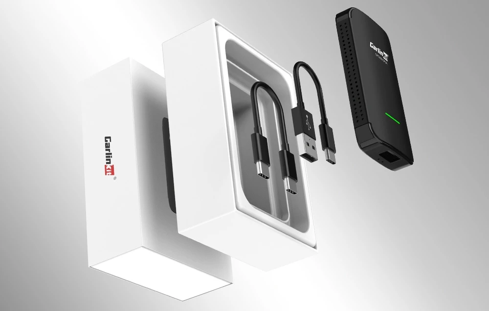 Carlinkit CP2A PRO Wireless Adapteris for CarPlay/Android Auto aprašymas - Prekės nuotrauka