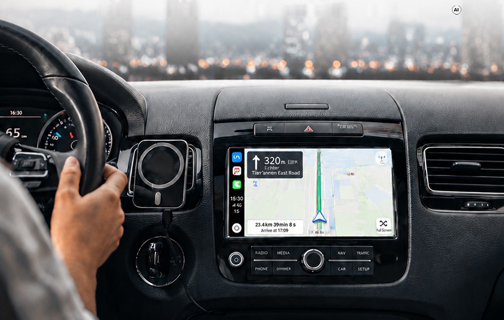 CARLINKIT Mini Ultra 6 Wireless adapteris, skirtas „CarPlay“ ir „Android Auto“ aprašymas - Prekės nuotrauka