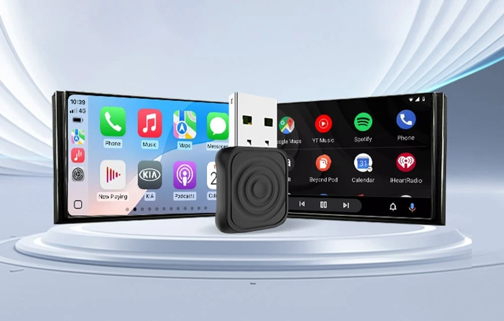 „Carlinkit MINI ULTRA“ belaidis „Carplay“ ir „Android“ automobilių adapteris aprašymas - Prekės nuotrauka „Carlinkit MINI ULTRA“ belaidis „Carplay“ ir „Android“ automobilių adapteris aprašymas - Prekės nuotrauka