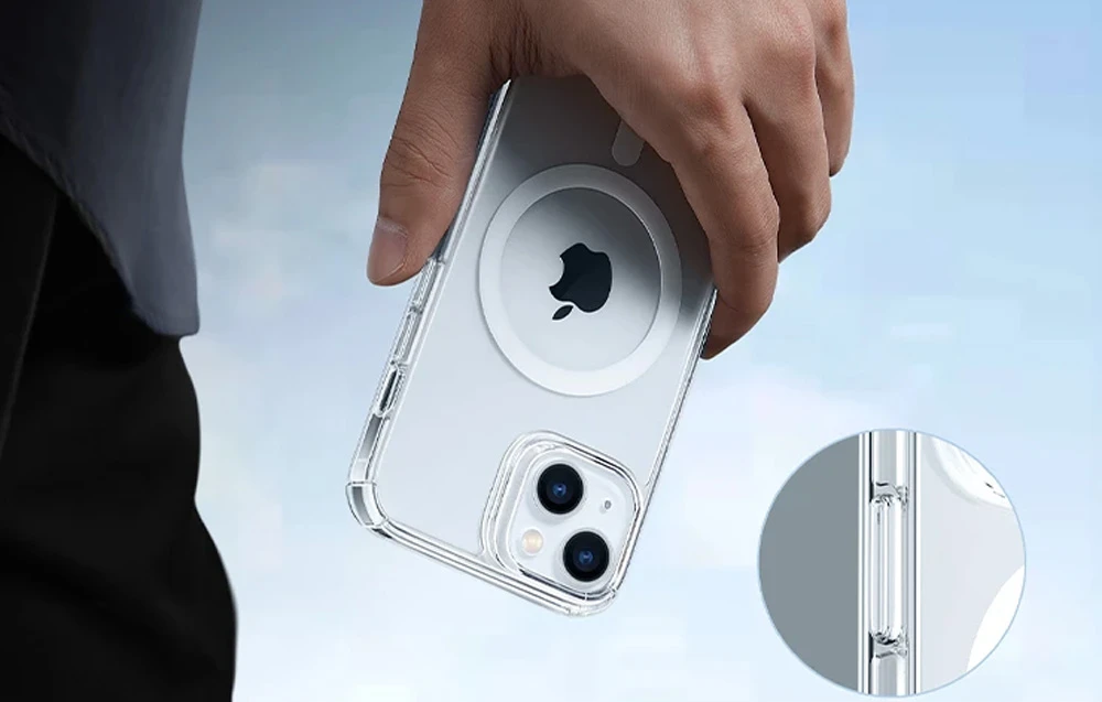 Dėklas ESR Krystec Clear, skirtas iPhone 14 Plus, Magsafe (skaidrus) aprašymas - Prekės nuotrauka