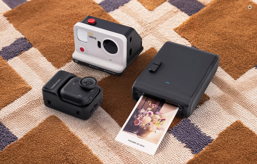 Momentinis Nuotraukų Spausdintuvas - PGYTECH GO Ultra FunCam Dėklo Rinkinys, 300 dpi, USB-C, 10 Lapų aprašymas - Prekės nuotrauka