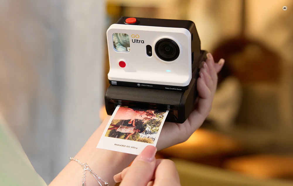 Momentinis Nuotraukų Spausdintuvas - PGYTECH GO Ultra FunCam Dėklo Rinkinys, 300 dpi, USB-C, 10 Lapų aprašymas - Prekės nuotrauka