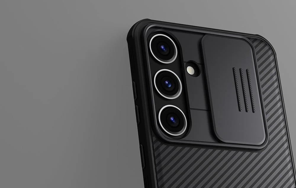 Dėklas Nillkin CamShield Pro Samsung S926 S24 Plus juodas aprašymas - Prekės nuotrauka