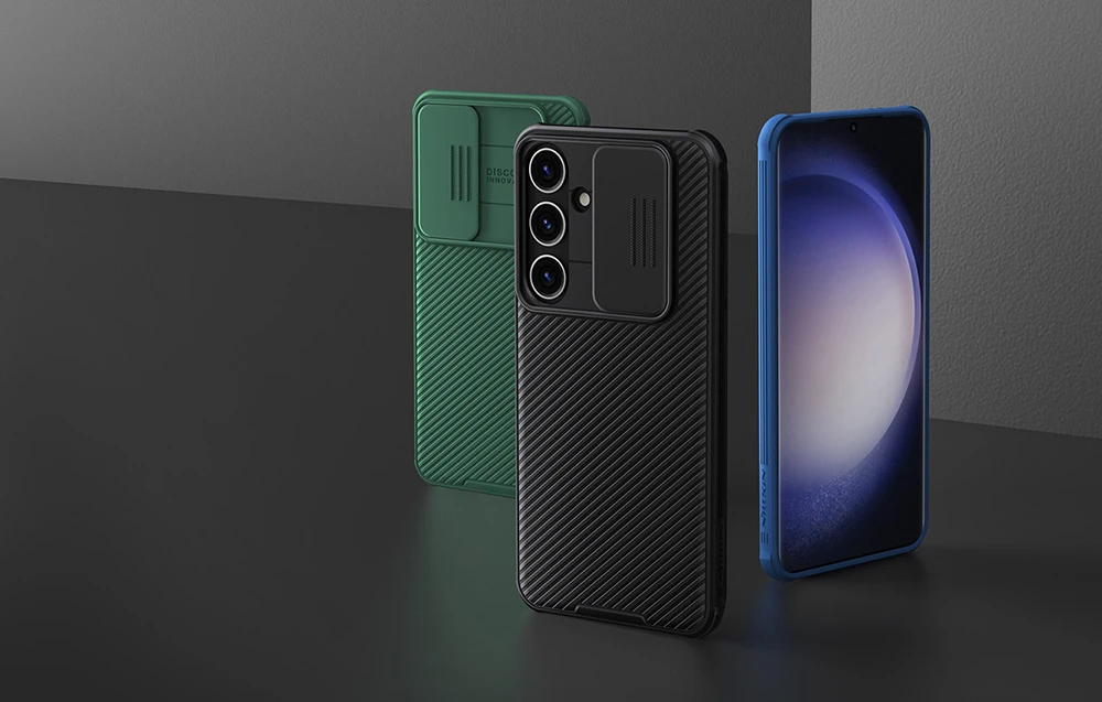 Dėklas Nillkin CamShield Pro Samsung S926 S24 Plus juodas aprašymas - Prekės nuotrauka