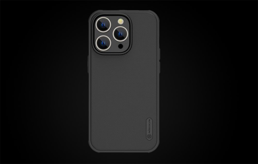Dėklas Nillkin Super Frosted Shield Pro Apple iPhone 14 Pro Max juodas aprašymas - Prekės nuotrauka