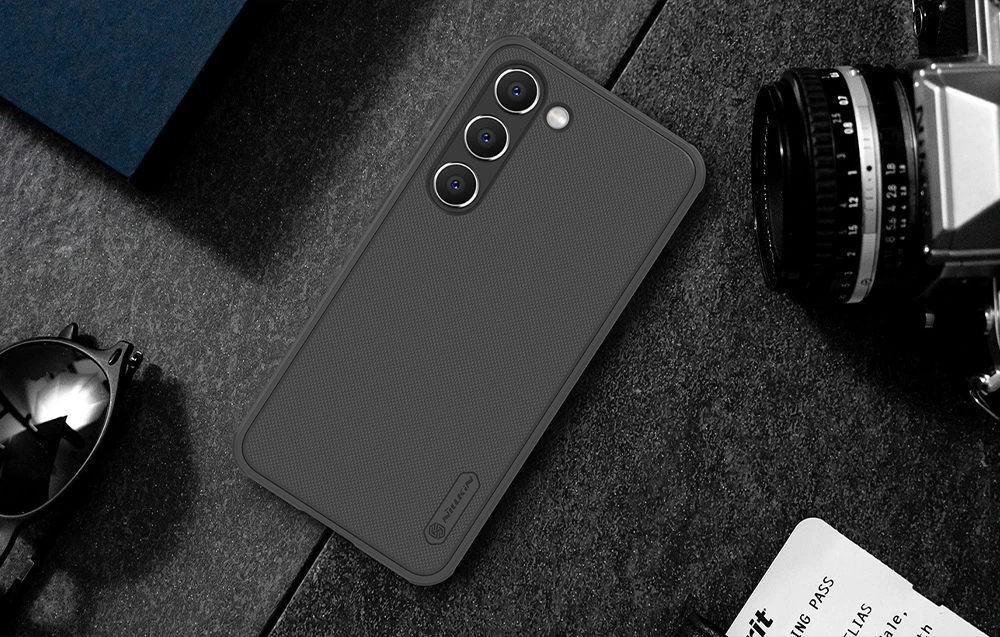 Dėklas Nillkin Super Frosted Shield Pro Samsung S911 S23 5G juodas aprašymas - Prekės nuotrauka