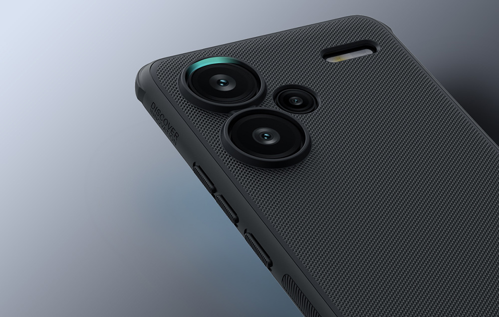 Xiaomi Redmi Note 13 Pro+ 5G Nillkin Super Shield Pro telefono dėklas juodos spalvos aprašymas - Prekės nuotrauka