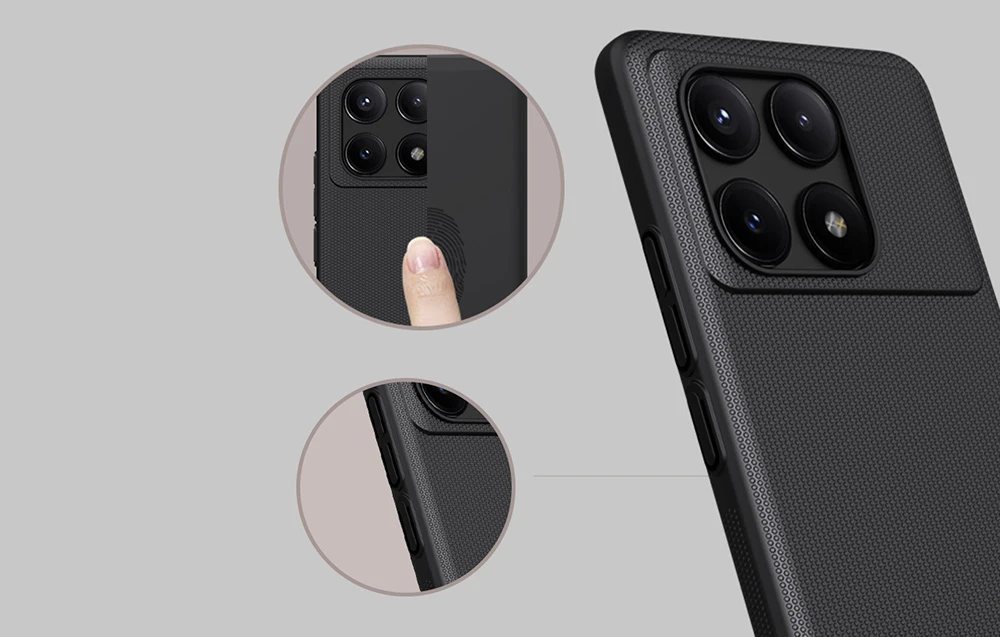 Dėklas Nillkin Super Frosted Shield Pro, skirtas Xiaomi Redmi K70E / Poco X6 Pro 5G (juodas) aprašymas - Prekės nuotrauka Dėklas Nillkin Super Frosted Shield Pro, skirtas Xiaomi Redmi K70E / Poco X6 Pro 5G (juodas) aprašymas - Prekės nuotrauka