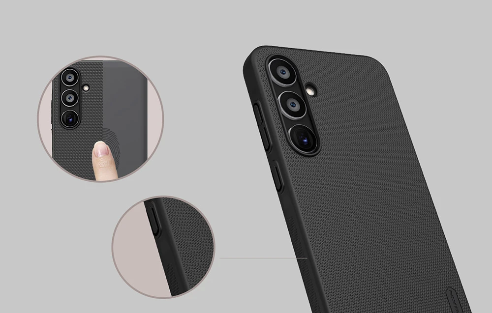 Samsung Galaxy A35 5G Nillkin Super Shield dėklas telefonui juodos spalvos aprašymas - Prekės nuotrauka