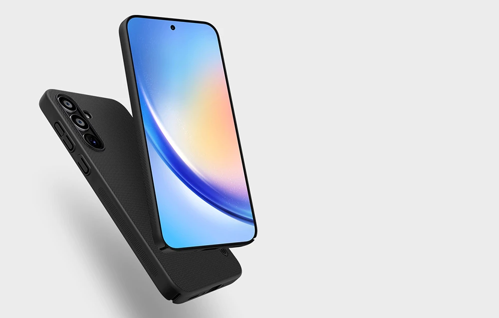 Samsung Galaxy A35 5G Nillkin Super Shield dėklas telefonui juodos spalvos aprašymas - Prekės nuotrauka