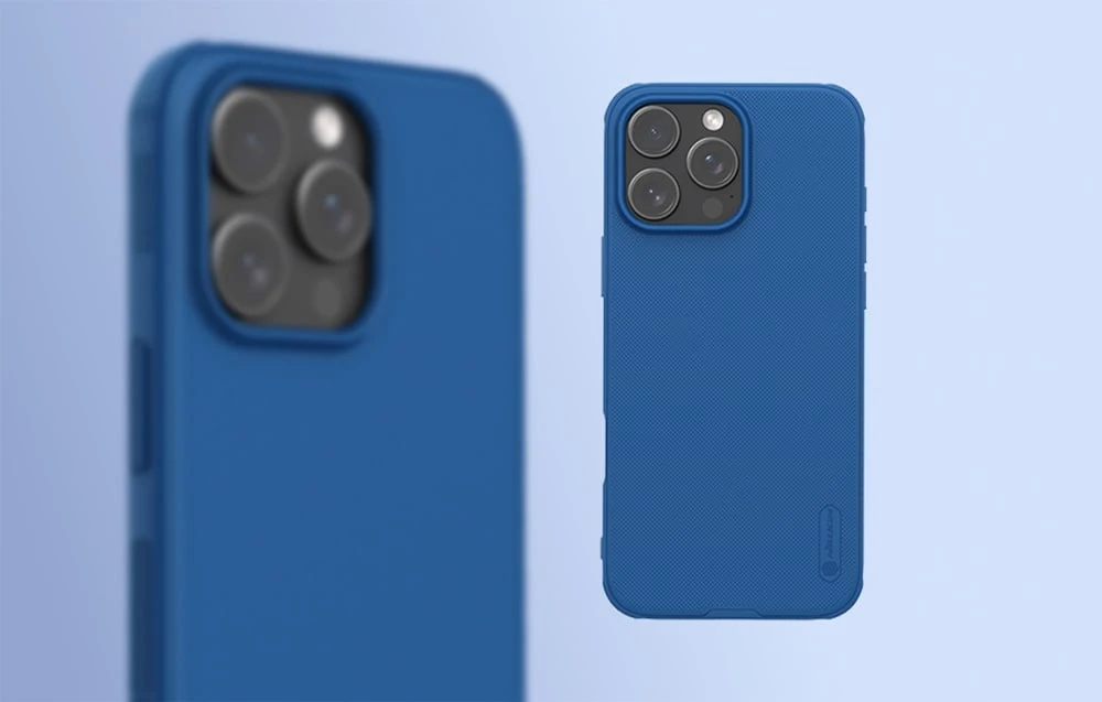 Nillkin Super Frosted Shield Pro Magnetic Apple iPhone 16 Pro – dėklas telefonui mėlynos spalvos aprašymas - Prekės nuotrauka