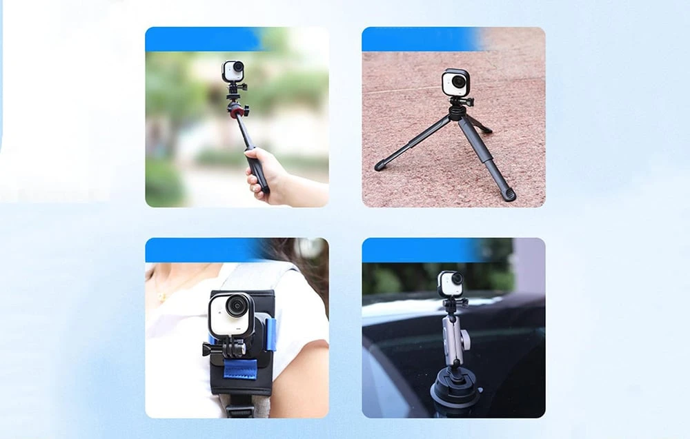 Case - PC adapter PULUZ for Insta360 GO Ultra (Juodas) aprašymas - Prekės nuotrauka