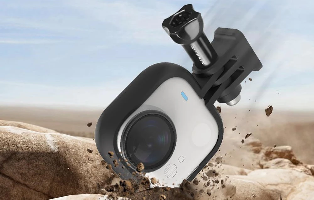 Case - PC adapter PULUZ for Insta360 GO Ultra (Juodas) aprašymas - Prekės nuotrauka