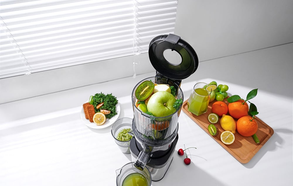 Sulčiaspaudė Amzchef CE-ZM1902M-SV Slow Juicer (Sidabrinis) aprašymas - Prekės nuotrauka