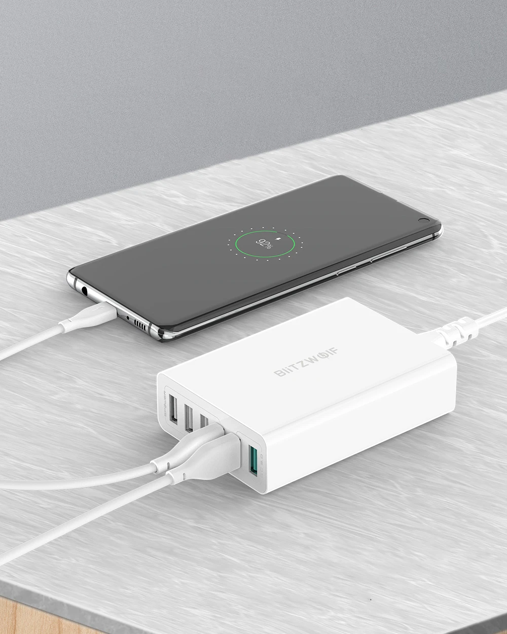 Įkroviklis-6x-USB-Blitzwolf-BW-S15-QC-30