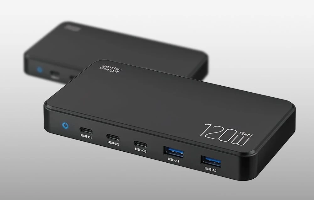 Įkrovimo stotis Blitzwolf BW-i100 5in1 120W aprašymas - Prekės nuotrauka Įkrovimo stotis Blitzwolf BW-i100 5in1 120W aprašymas - Prekės nuotrauka