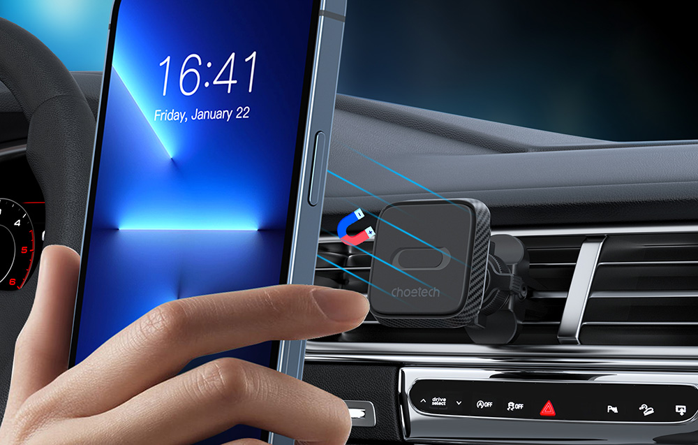 Automobilinis telefono laikiklis Choetech H042 juodas aprašymas - Prekės nuotrauka Automobilinis telefono laikiklis Choetech H042 juodas aprašymas - Prekės nuotrauka