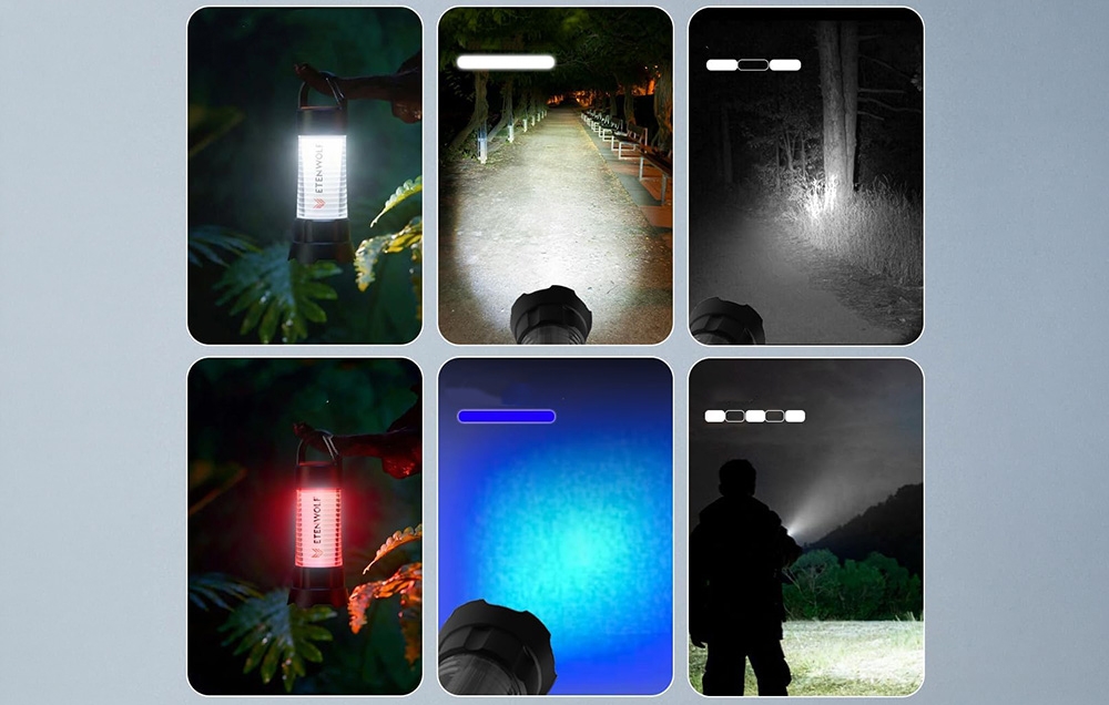 Etenwolf CL5 Food Chopper Flashlight 1000lm aprašymas - Prekės nuotrauka