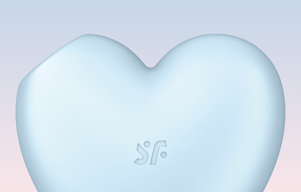 Klitorio masažuoklis Satisfyer Cutie Heart (mėlynas) aprašymas - Prekės nuotrauka