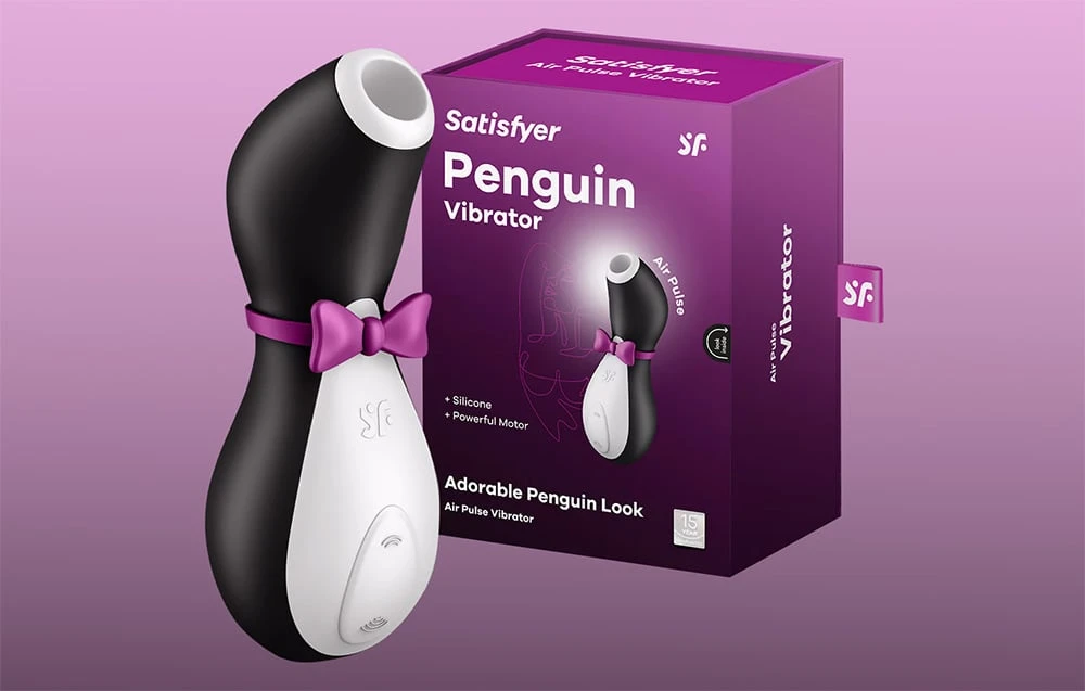 Satisfyer Pro Penguin Klitorio stimuliatorius aprašymas - Prekės nuotrauka Satisfyer Pro Penguin Klitorio stimuliatorius aprašymas - Prekės nuotrauka