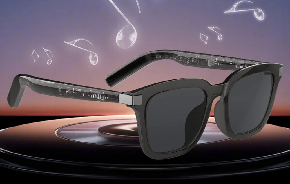 COLMI G06 Smart Glasses Juodas aprašymas - Prekės nuotrauka