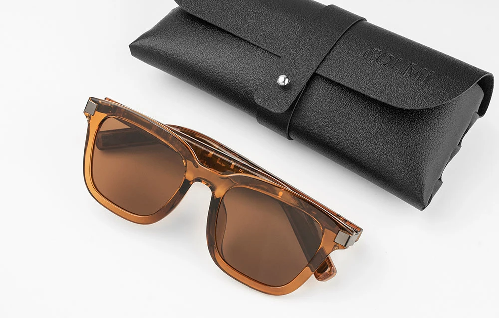 COLMI G06 smart glasses (ruda) aprašymas - Prekės nuotrauka
