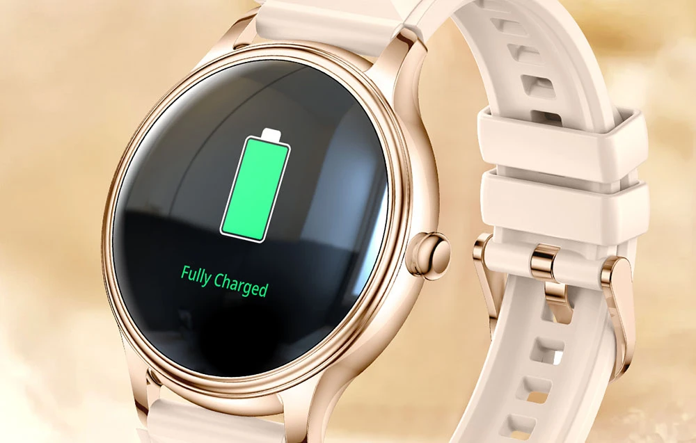 Išmanusis laikrodis COLMI L28 Smart Watch (Gold + auksinis steel strap) aprašymas - Prekės nuotrauka
