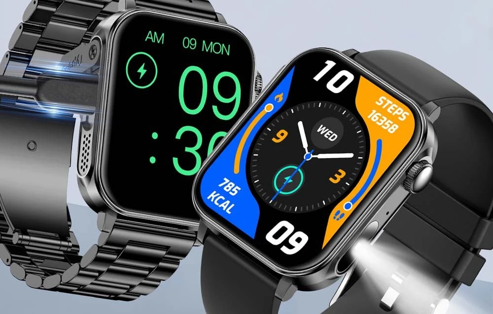 Išmanusis laikrodis Colmi P80 smartwatch (auksinis) aprašymas - Prekės nuotrauka