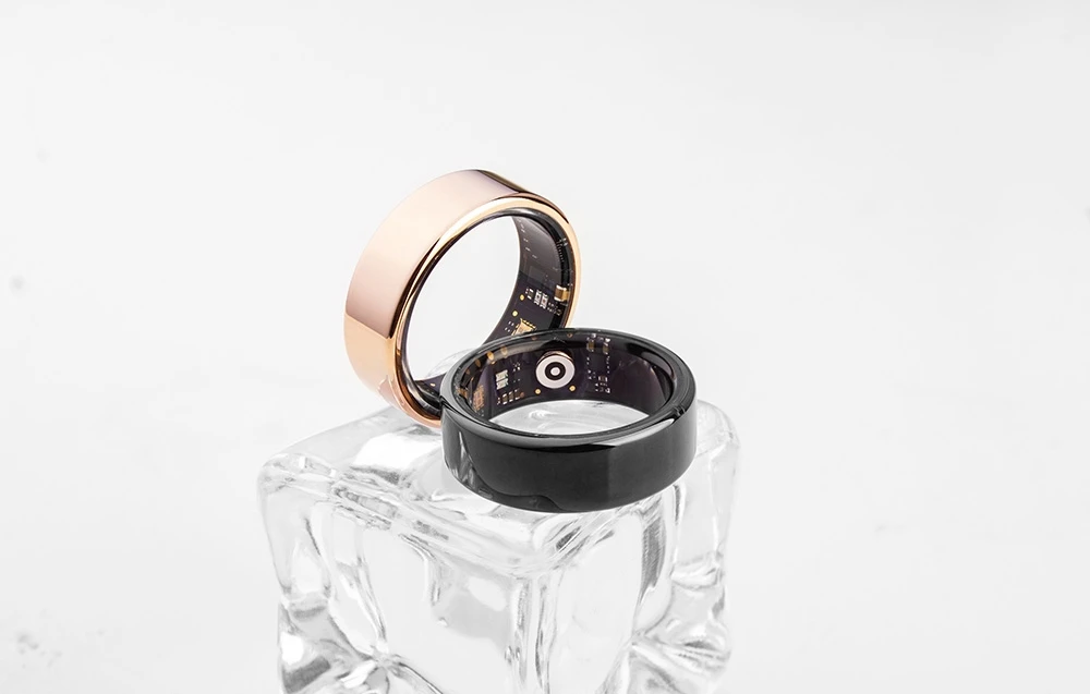 Išmanusis laikrodis COLMI R02 Smart Ring, size 10, 19.8 mm juodos spalvos + charging case aprašymas - Prekės nuotrauka