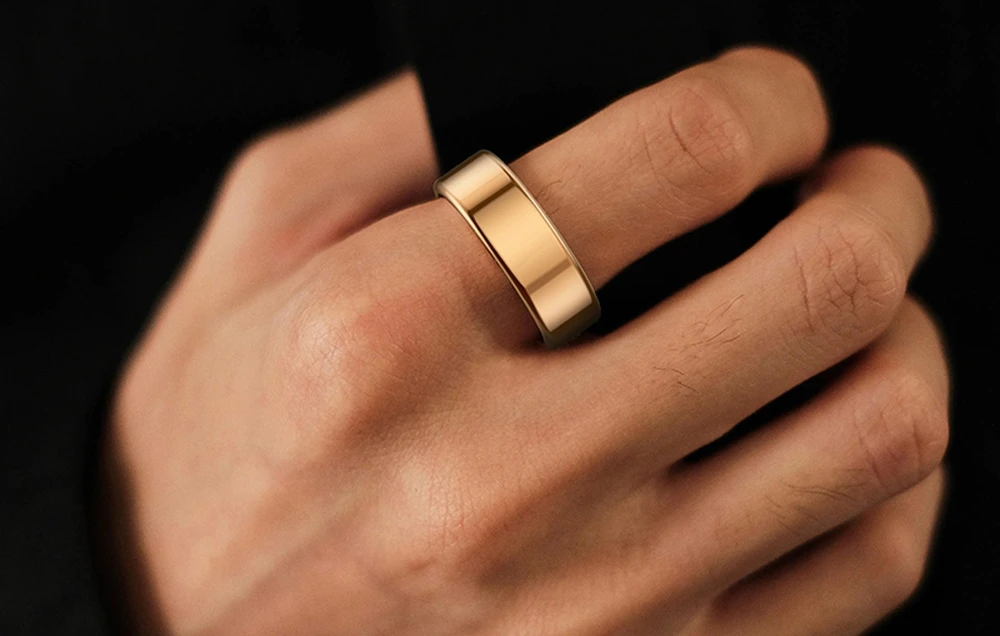 COLMI R02 Smart Ring, size 9, 18.9 mm (juodas) + charging case aprašymas - Prekės nuotrauka